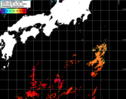 NOAA人工衛星画像:黒潮域, パス=20250425 01:31 UTC