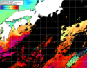 NOAA人工衛星画像:黒潮域, 1日合成画像(2025/04/25UTC)