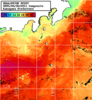 NOAA人工衛星画像:神奈川県近海, 1日合成画像(2025/04/26UTC)