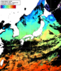 NOAA人工衛星画像:日本全域, 1日合成画像(2025/04/30UTC)