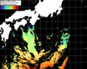NOAA人工衛星画像:黒潮域, パス=20250523 00:37 UTC