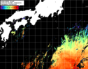 NOAA人工衛星画像:黒潮域, 1日合成画像(2025/05/24UTC)