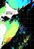 NOAA人工衛星画像:親潮域, 1日合成画像(2025/05/28UTC)