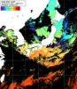 NOAA人工衛星画像:日本全域, 1日合成画像(2025/06/01UTC)