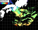 NOAA人工衛星画像:黒潮域, パス=20250601 10:44 UTC