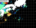 NOAA人工衛星画像:黒潮域, パス=20250603 11:42 UTC