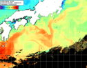 NOAA人工衛星画像:黒潮域, 1日合成画像(2025/06/05UTC)