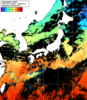 NOAA人工衛星画像:日本全域, 1日合成画像(2025/06/06UTC)
