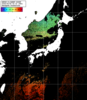 NOAA人工衛星画像:日本全域, パス=20250608 00:19 UTC