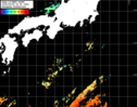 NOAA人工衛星画像:黒潮域, パス=20250608 00:35 UTC