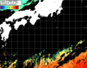 NOAA人工衛星画像:黒潮域, パス=20250608 11:38 UTC