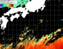 NOAA人工衛星画像:黒潮域, 1日合成画像(2025/06/08UTC)