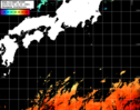 NOAA人工衛星画像:黒潮域, パス=20250609 00:23 UTC