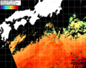 NOAA人工衛星画像:黒潮域, パス=20250610 11:33 UTC