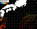 NOAA人工衛星画像:黒潮域, パス=20250612 00:37 UTC