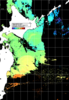 NOAA人工衛星画像:親潮域, 1日合成画像(2025/06/12UTC)