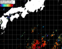 NOAA人工衛星画像:黒潮域, パス=20250614 12:23 UTC