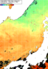 NOAA人工衛星画像:日本海, 1週間合成画像(2025/06/08～2025/06/14UTC)