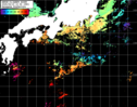 NOAA人工衛星画像:黒潮域, パス=20250615 10:54 UTC