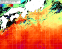 NOAA人工衛星画像:黒潮域, 1週間合成画像(2025/06/09～2025/06/15UTC)