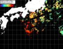 NOAA人工衛星画像:黒潮域, パス=20250616 10:34 UTC