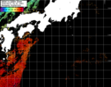 NOAA人工衛星画像:黒潮域, パス=20250617 00:33 UTC