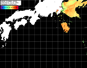 NOAA人工衛星画像:黒潮域, パス=20250617 10:14 UTC