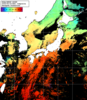 NOAA人工衛星画像:日本全域, 1日合成画像(2025/06/18UTC)