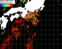 NOAA人工衛星画像:黒潮域, パス=20250618 00:12 UTC