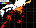 NOAA人工衛星画像:黒潮域, パス=20250618 01:51 UTC