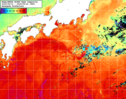 NOAA人工衛星画像:黒潮域, 1週間合成画像(2025/06/12～2025/06/18UTC)