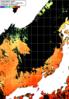 NOAA人工衛星画像:日本海, 1日合成画像(2025/06/19UTC)