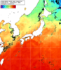 NOAA人工衛星画像:日本全域, 1週間合成画像(2025/06/15～2025/06/21UTC)