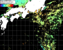 NOAA人工衛星画像:黒潮域, パス=20250710 00:32 UTC