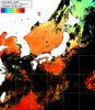 NOAA人工衛星画像:日本全域, 1日合成画像(2025/07/12UTC)