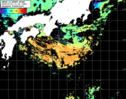 NOAA人工衛星画像:黒潮域, パス=20250712 11:36 UTC