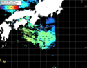 NOAA人工衛星画像:黒潮域, パス=20250712 13:12 UTC