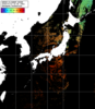 NOAA人工衛星画像:日本全域, パス=20250712 23:56 UTC