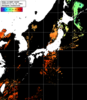 NOAA人工衛星画像:日本全域, パス=20250713 01:35 UTC