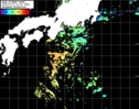 NOAA人工衛星画像:黒潮域, パス=20250713 01:35 UTC
