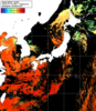 NOAA人工衛星画像:日本全域, 1日合成画像(2025/07/14UTC)