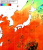 NOAA人工衛星画像:日本全域, 1週間合成画像(2025/07/09～2025/07/15UTC)