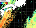 NOAA人工衛星画像:黒潮域, 1日合成画像(2025/07/16UTC)