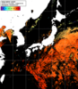 NOAA人工衛星画像:日本全域, 1日合成画像(2025/07/18UTC)