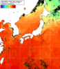 NOAA人工衛星画像:日本全域, 1週間合成画像(2025/07/12～2025/07/18UTC)