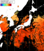 NOAA人工衛星画像:日本全域, 1日合成画像(2025/07/19UTC)