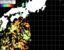 NOAA人工衛星画像:黒潮域, パス=20250719 12:33 UTC