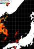 NOAA人工衛星画像:日本海, パス=20250719 12:33 UTC