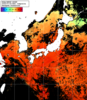 NOAA人工衛星画像:日本全域, 1日合成画像(2025/07/20UTC)