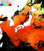 NOAA人工衛星画像:日本全域, 1日合成画像(2025/07/21UTC)